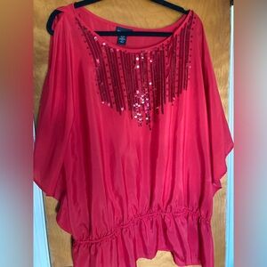 Lane Bryant sequin blouse